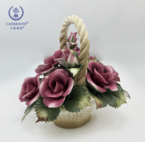 European-style ceramics Exquisite four seasons ceramic flower series Flower pots Creative home accessories Handicrafts
