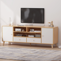 TV Cabinet Small Family Style Living Room Bedroom Simple Cabinet Nordic High Cabinet Combined Wall Cabinet Modern Minima TV Cabinet