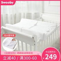 Baby bed diaper table Multi-function nursing table Diaper changing table Newborn baby bath changing touch table