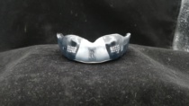 RR theme glass diamond inlaid tooth guard (boxing Sanda Muay Thai balumma)