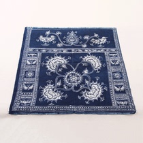 Guizhou Miao batik plant indigo hand-painted wax canvas ethnic style Inn restaurant hotel living room decoration fabric