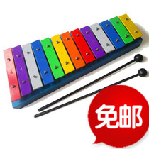 Special price Orff school kindergarten music toys teaching aids percussion instrument speaker style 13-tone aluminum board piano