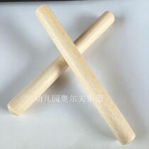 Orff teaching aids childrens percussion instrument School kindergarten play teaching aids log playing rhythm stick sound stick