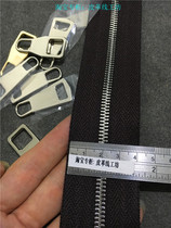  Gold and copper corn teeth widened zipper DIY code-packed semi-finished loose-cut zipper 90 cm wallet widened zipper