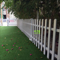 PVC community courtyard wall guardrail plastic steel house villa garden fence School kindergarten fence white fence