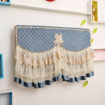 2019 high-grade European new TV dust cover Fabric lace soft LCD TV hanging sitting TV cover