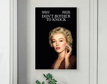 No need to knock on the door 1952 Marilyn Monroe Indian poster