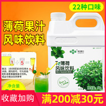 Fresh Juice Mint Juice Fresh Concentrated Flavor Drink Juice 3kg Mint Juice Drink Concentrated Pulp