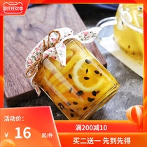 Lemon honey passion fruit tea cold bubble fruit tea sauce brewing water drink canned summer drink lemon tea