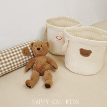 Korea ins storage bag portable storage basket bedside diaper diaper bottle storage basket baby toy storage bag