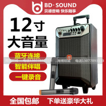 Beide professional high-power outdoor mobile performance rod K song sound dance square dance large volume Bluetooth speaker
