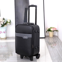 Small suitcase trolley box stewardess boarding suitcase 16 inch small travel bag mens and womens universal wheel Oxford cloth
