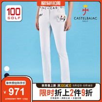 Castelbajac(C brand) golf clothing womens trousers new art fashion womens trousers stretch trousers