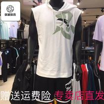 Anta Naruto Joint Personality Sleeveless T-shirt 2021 Summer New Cotton Hooded Vest 152121140