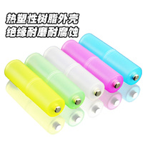 No 7 to No 5 battery adapter tube converter No 7 to No 5 AAA to AA pure copper nickel plated positive and negative electrodes