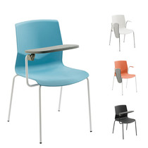 Simple Nordic conference chair writing board stacking training chair with table Board student writing board chair table and chair integrated chair