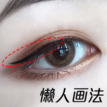 Katzilan eyeliner pen female waterproof long-lasting non-smudging beginner novice color thin head Very fine lazy