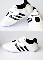 Breathable mesh taekwondo shoes Adult mens and womens taekwondo children breathable non-slip beef tendon bottom taekwondo boxing