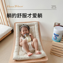 Angelnaco coax baby artifact baby rocking chair solid wood rocking bed sleeping rocking chair baby pacifying chair with baby