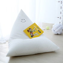 INS Wind childrens room decoration white smiley face lazy sofa removable wash environmental protection EPP granule bean bag shooting props
