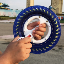 High-grade children kite reel kite wheel handgrip wheel fly flywheel Crystal bearing silent hand spool reel