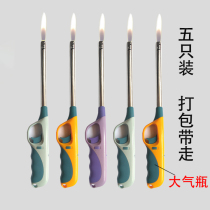 Long multi-purpose long mouth lighter ignition gun igniter gift extended version lighter pistol type gas cylinder