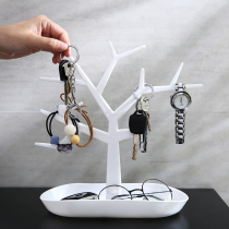 The porch key bowl at the door with the keys Nordic porch storage entrance tray decoration new Chinese family