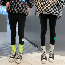Girl Beats Bottom Pants Spring Autumn Outwear CUHK Child Korean Version Black Sports Ocean Gas Yoga Pants Children Shark Pants Women