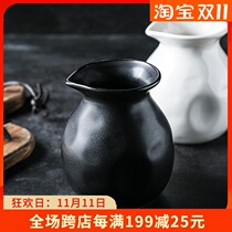 Foreign trade ceramic tableware foreign trade tail list exported to Japan clear wine bottle creative home Japanese wine cup white wine cup