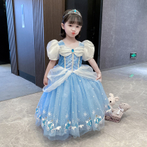 Aisha Princess Dress Summer Thin Girl Aisha Dress New Fairy Cinderella Childrens Skirt Baby Dress