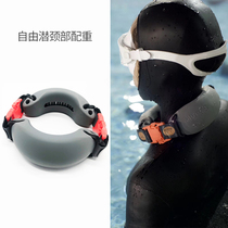 Binstok free diving neck weight belt adjustable pool training lead block lead bag diving accessories