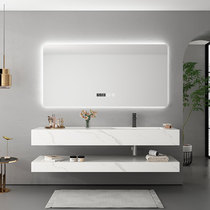 Modern minimalist rock board all-in-one bathroom cabinet combination designer hand wash basin washbasin toilet double-layer