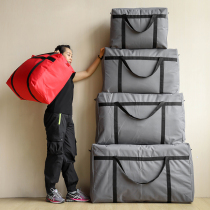 Woven bag moving bag bag storage artifact Oxford canvas snakeskin bag thick duffel bag Super capacity sack