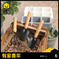 Home Seed Flower Breeding Tools Small Shovels Gardening Suit Breeding Multi meat Vegetable Planted Flowers Pine Earth Iron Shovel hoe Hoe Hoe
