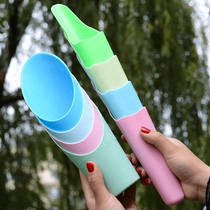 Fleshy tool shovel Cup plastic tube filling shovel round bucket shovel meat flower tool set household soil shovel