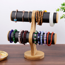 New retro bamboo and wood bracelet display rack bracelet jewelry first jewelry display props watch storage display rack