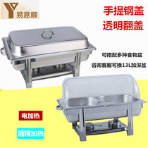 Promotion Heating Stainless Steel square debunk buffet heating buffet heating buffet can be electrically heated buffet