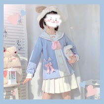 (Cute little crazy) Cat Meow Meow original cute kindergarten genuine jk uniform College class uniform loose suit