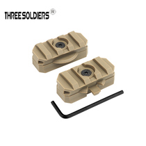 Live-action CS Tactical helmet accessories retrofitted with flashlight 360 swivel connection rail adaptation 19mm