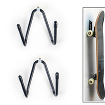 Free Punching Four Wheels Electric Skateboard Hook Guitar Violin Jukri Riri Instrument Wall Hook Containing Shelf
