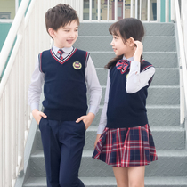 Games clothing kindergarten Garden uniform three-piece College school uniform childrens class uniform British chorus Primary School suit