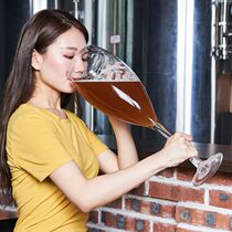 Huge extra-large beer cup large giant glass large Champagne glass goblet big glass Hero Cup