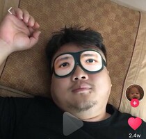 Douyin with Yangyang Aike eye mask real eye mask Kerr creative funny eye mask sleep funny eye cute