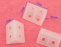 Transparent Plastic Large Corner Code Right Angle 90 Degrees Corner Code Connecting Piece Fastener Cabinet Furniture Special Accessories