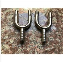 304 stainless steel beer U-shaped three-way pipe Shaped three-way pipe 8MM isobaric bottler Draft beer beer machine accessories