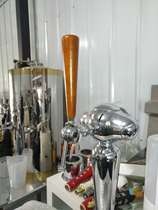 Log wine head handle Wooden wine head handle Craft bar decorative handle