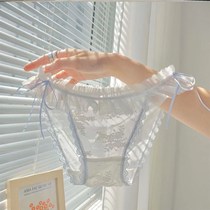 3 Dress New Pure Desire Underwear Women Pure Cotton Stalls Breathable Sweet web yarn Sexy Lace Girl Student Triangle Pants