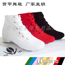 New high-top canvas jazz boots dance shoes practice shoes modern dance shoes ballet dance mens and womens shoes soft-soled ethnic