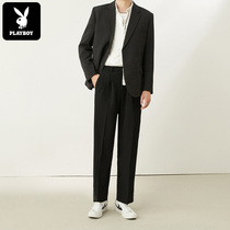 Playboy suit suit suit men Korean version trend Spring and Autumn Business Leisure dress handsome suit jacket