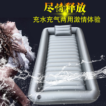 Bubble water mattress hotel sauna massage spa bed Inflatable water-filled multi-function single double fun water bed